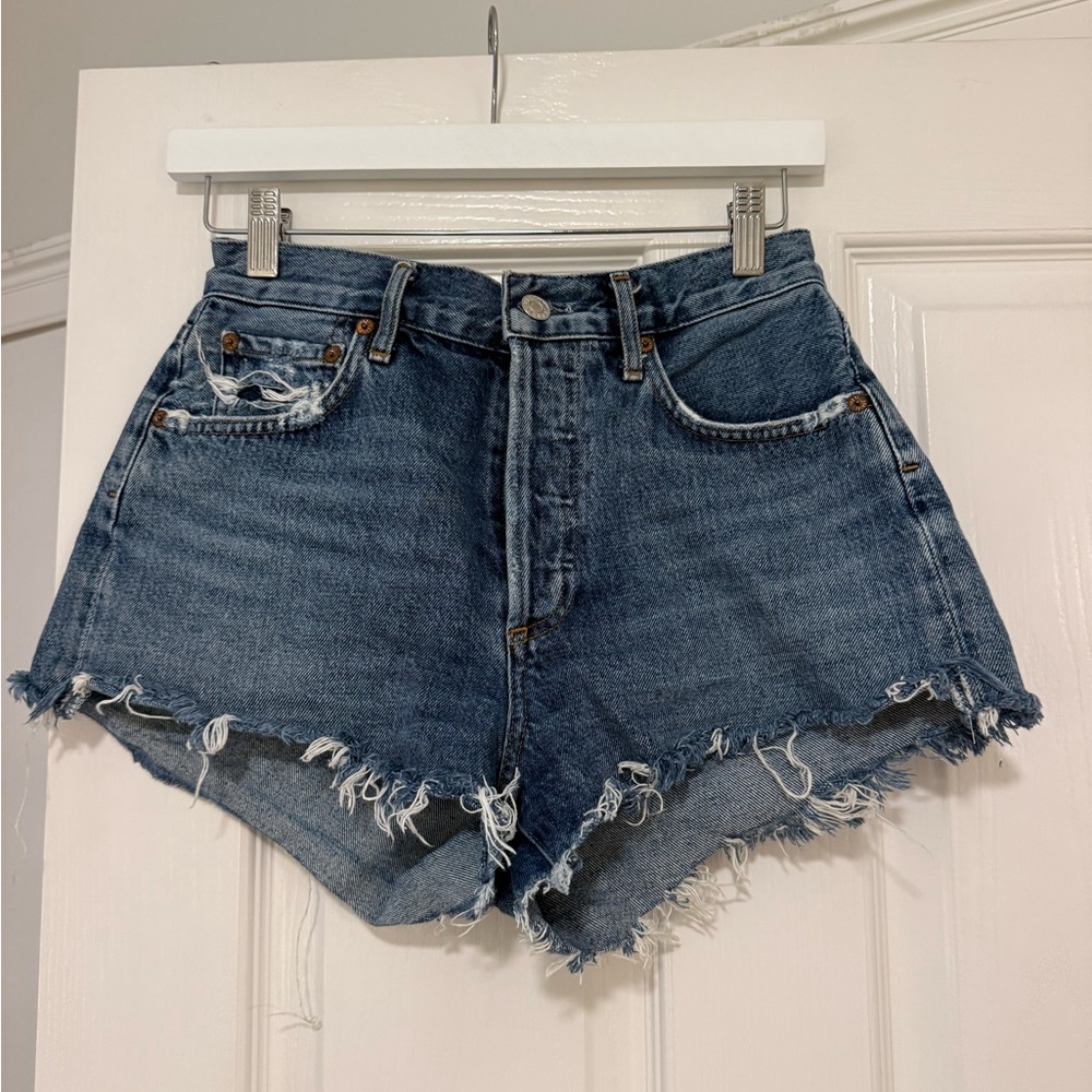 Agolde vintage cut off denim shorts